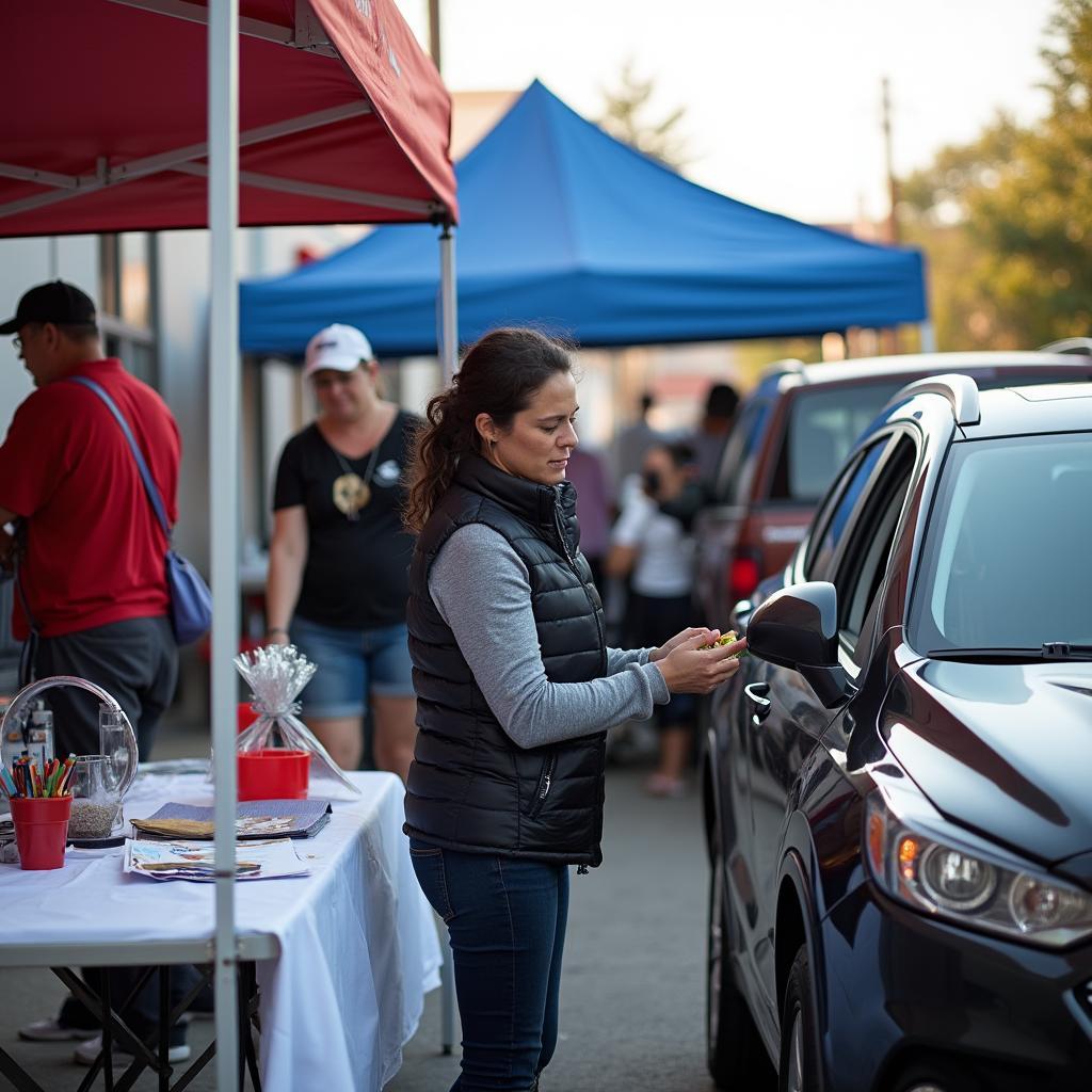 1st Nations Auto Business Participating in a Community Event