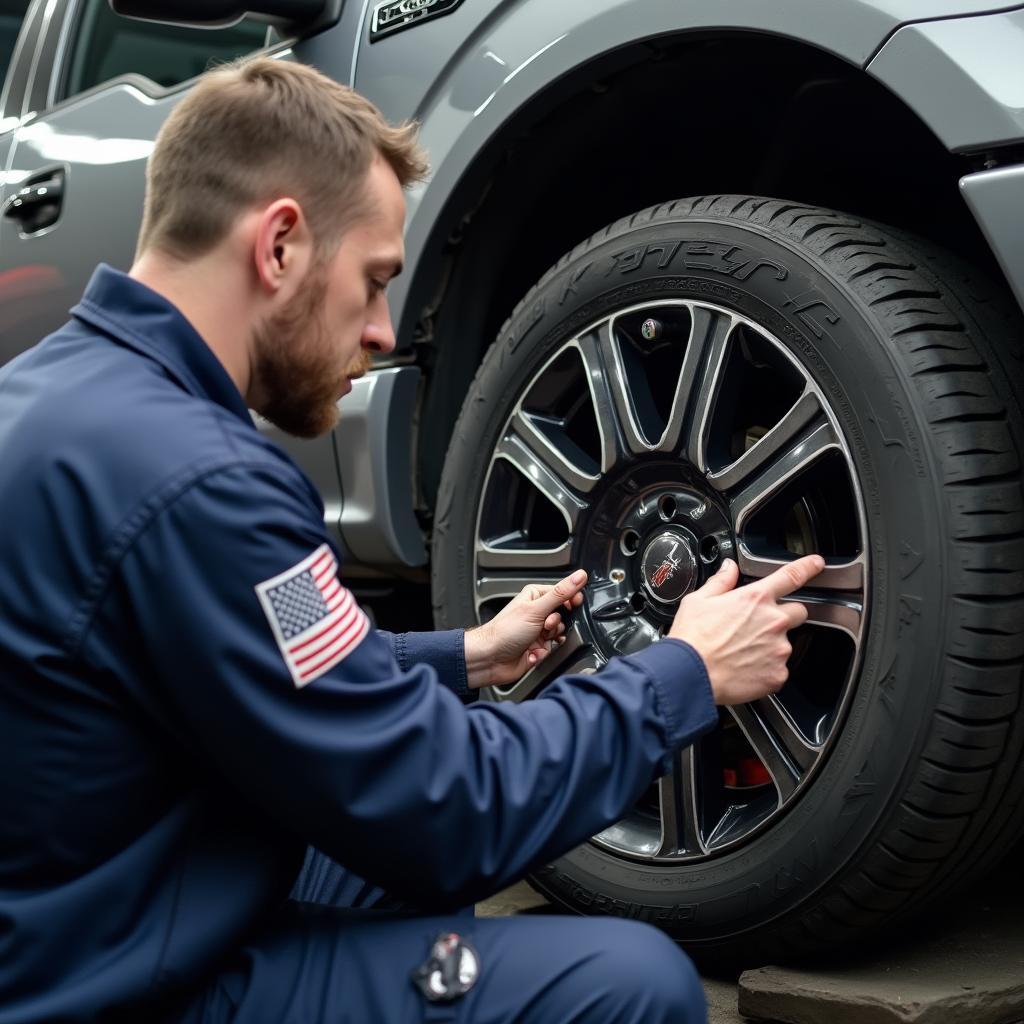 Experienced 360 Cowboys Rims and Tires Mechanic