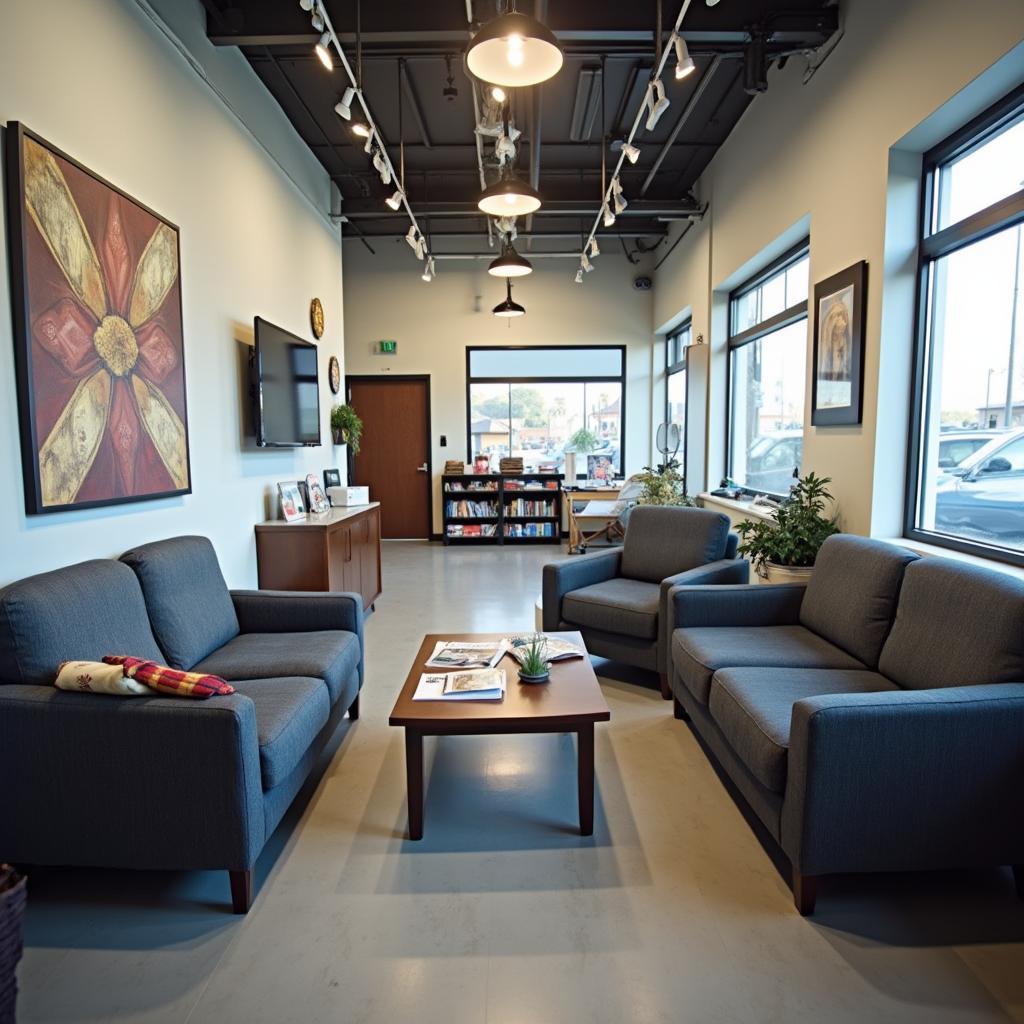 Comfortable and modern waiting area