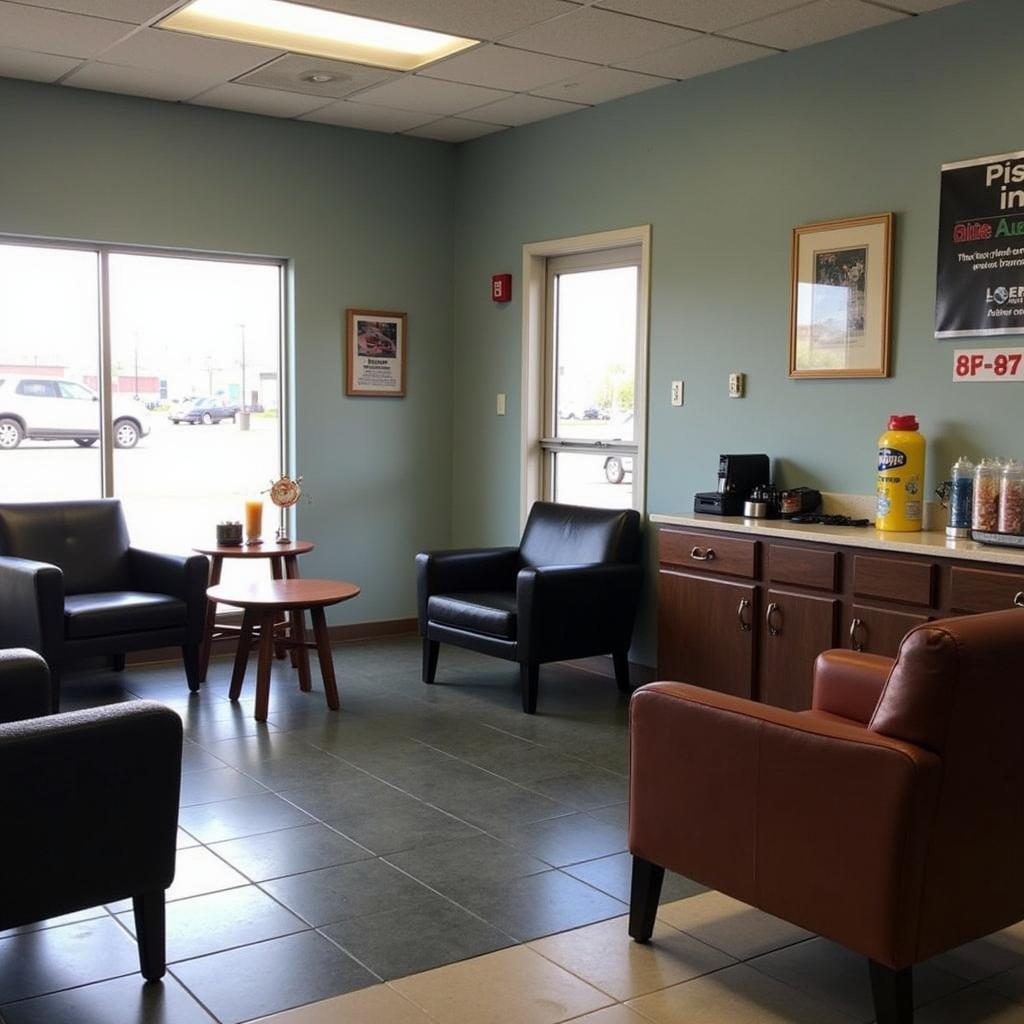 Comfortable Customer Waiting Area at A1 Auto Service Lorain Ohio