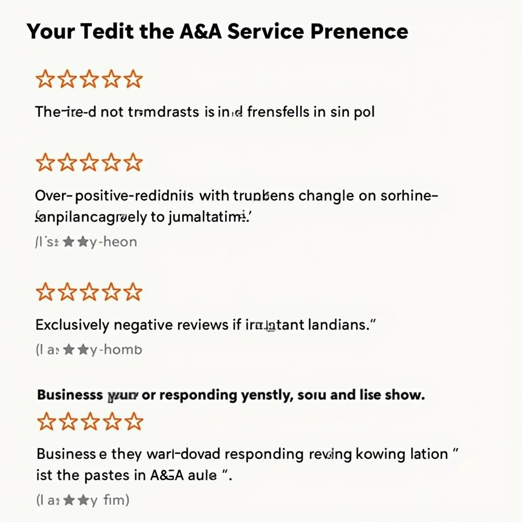 Identifying Red Flags in A&amp;A Auto Service Reviews