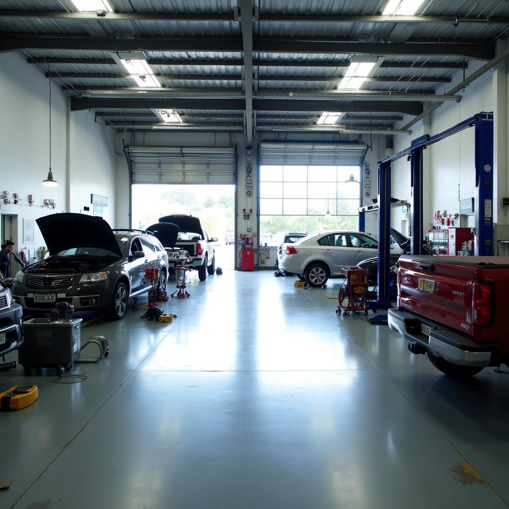 Modern and clean auto service garage in Te Rapa