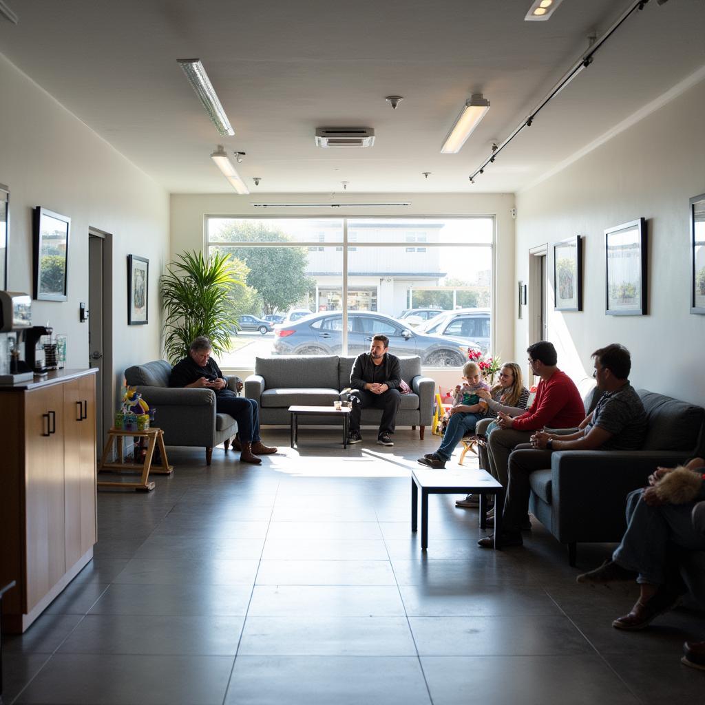 Comfortable and welcoming waiting area at AA Auto Service in Te Rapa