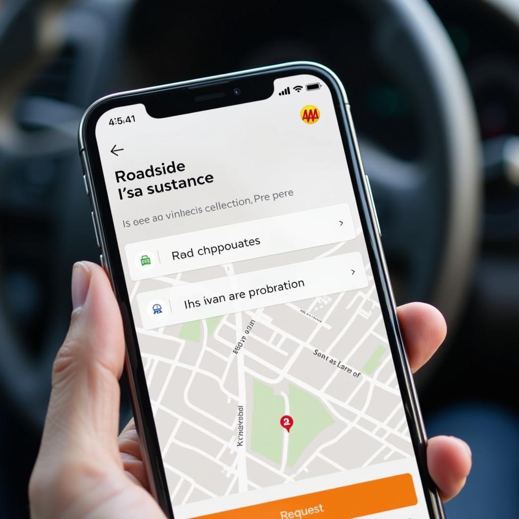 AAA Mobile App Roadside Assistance