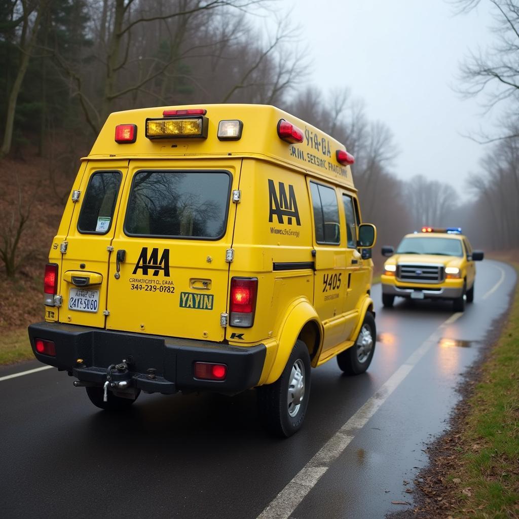 AAA Road Service Vehicle