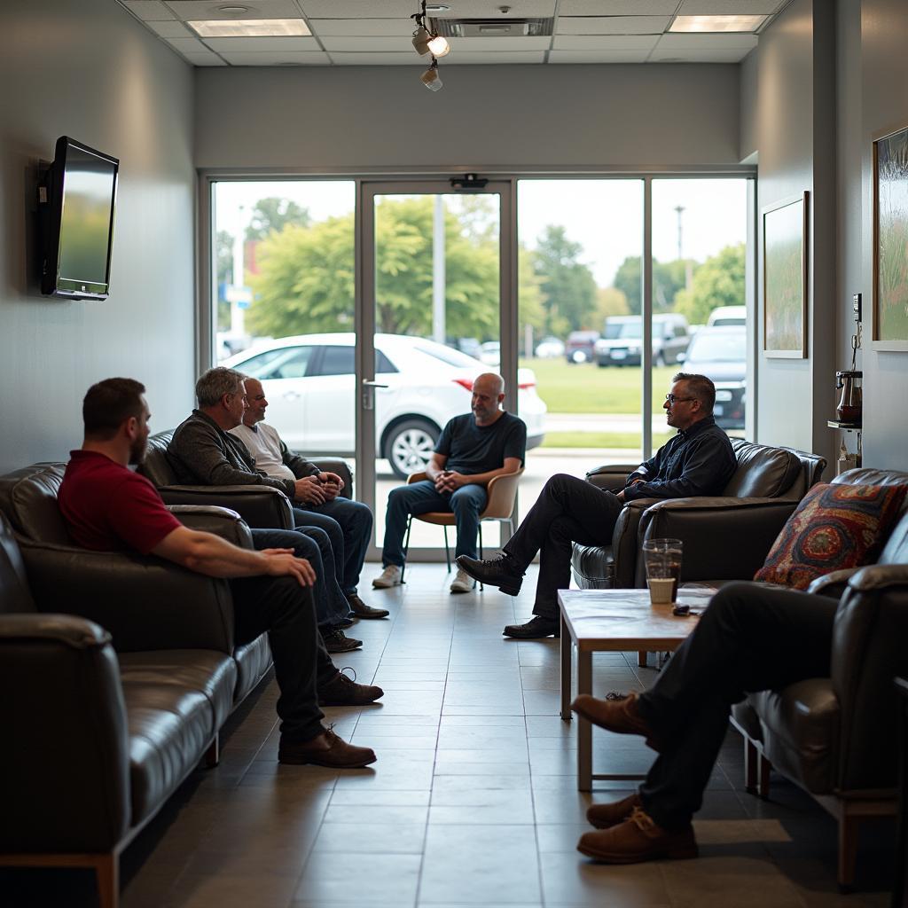  Comfortable and welcoming customer waiting area