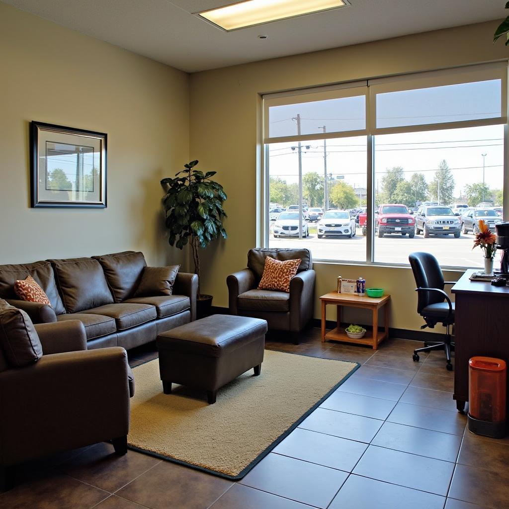 Modern Waiting Area at ABK Auto Service Wilshire