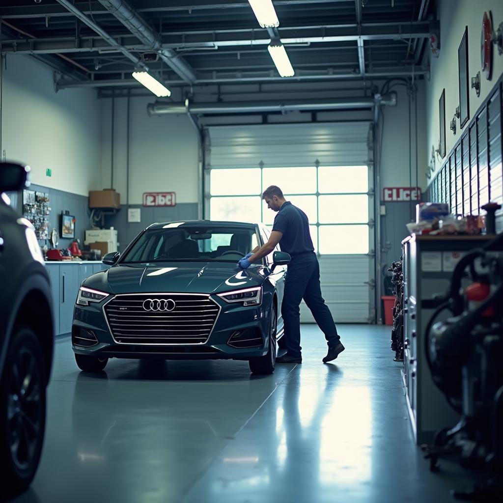 Modern and well-equipped auto service shop in Albuquerque