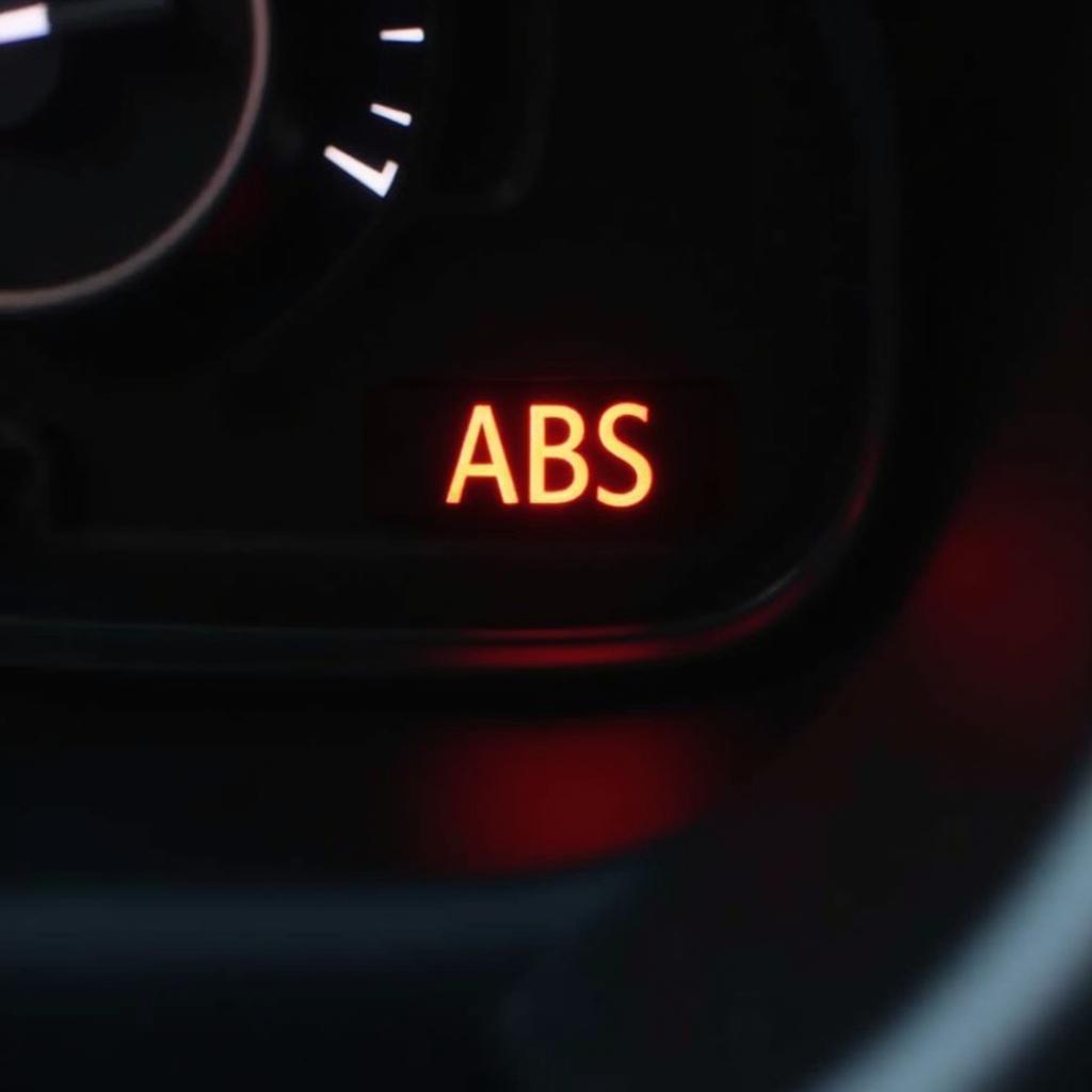 ABS Warning Light on Dashboard