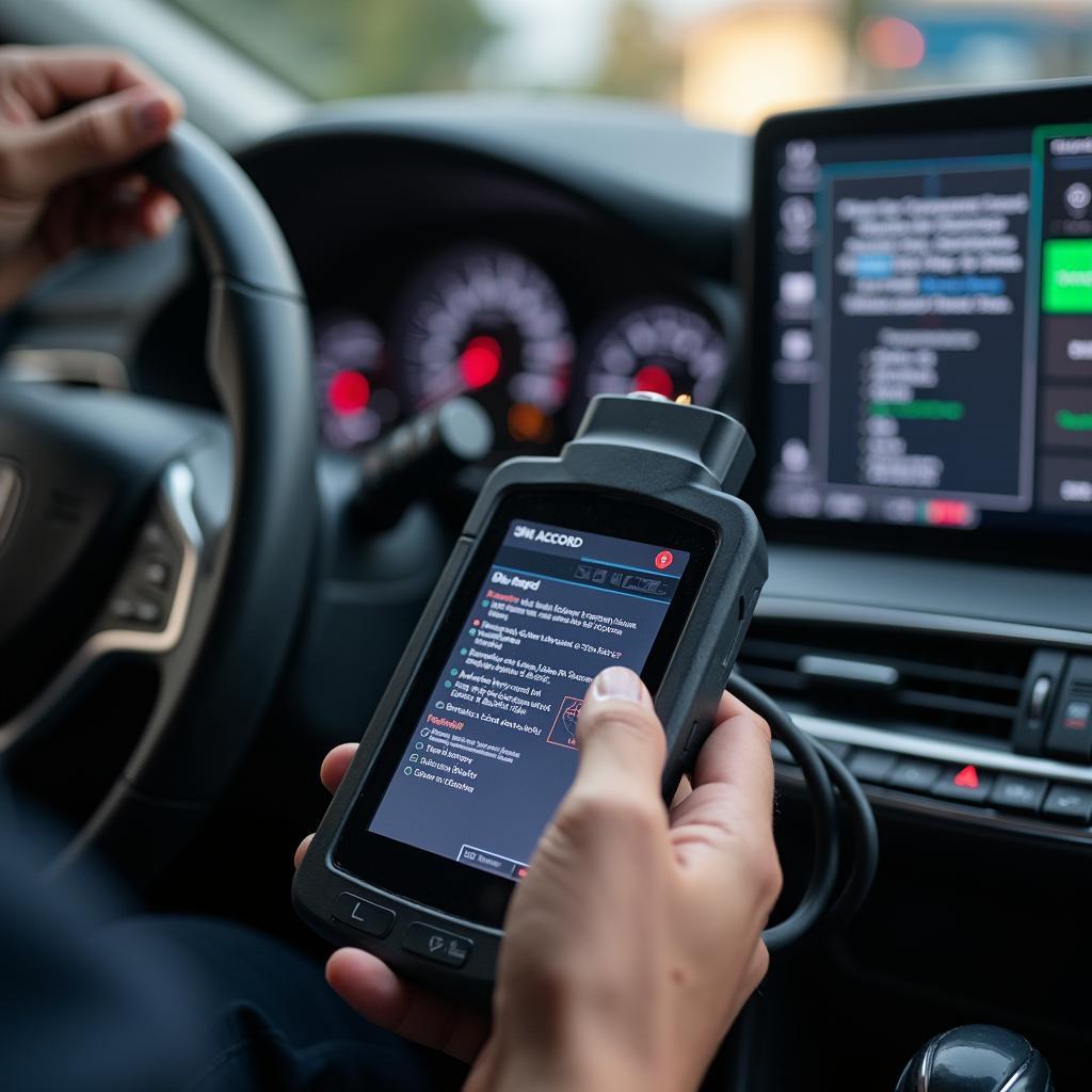 Engine diagnostics for a Honda Accord in Bukit Merah