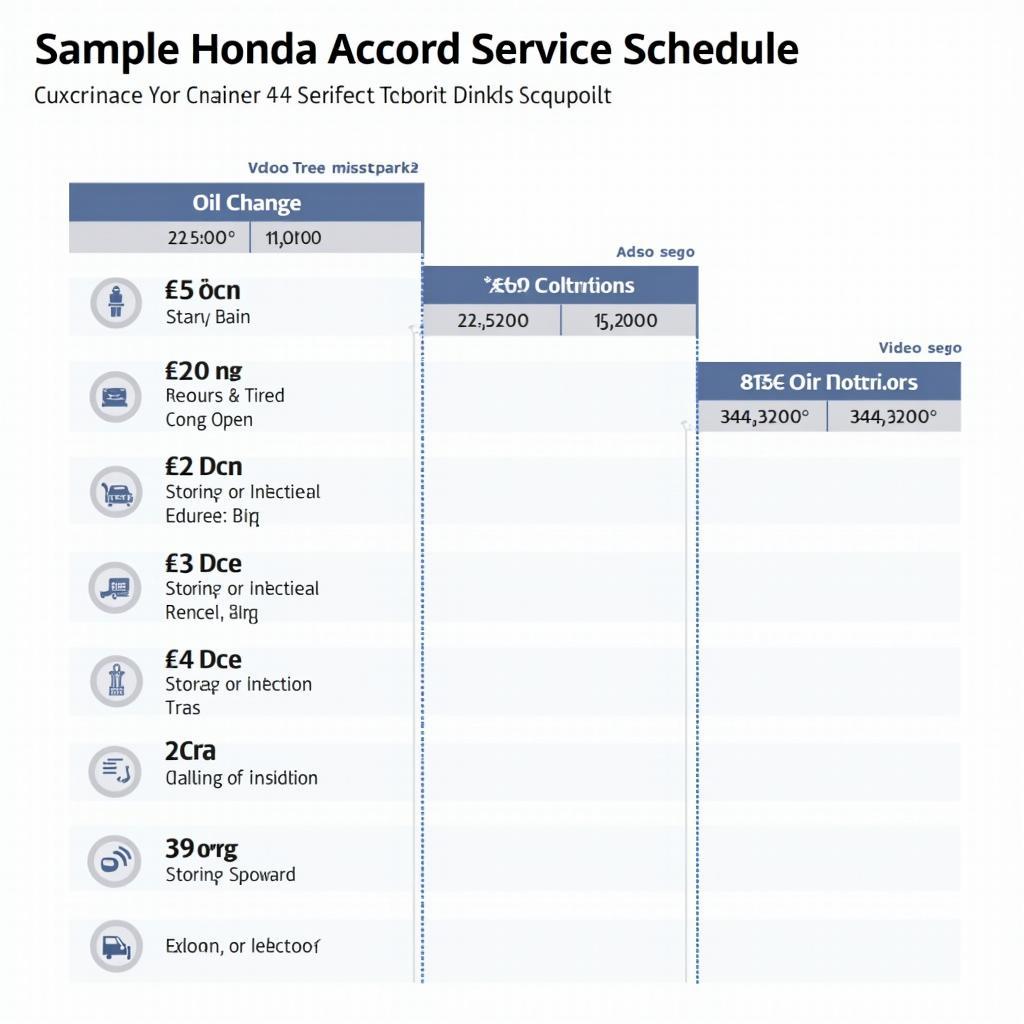 Honda Accord Service Schedule