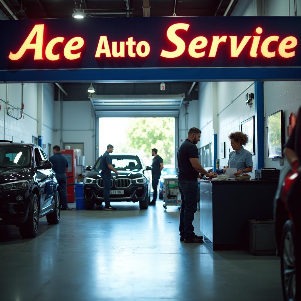 Modern and welcoming auto service shop front in Bonne Terre MO