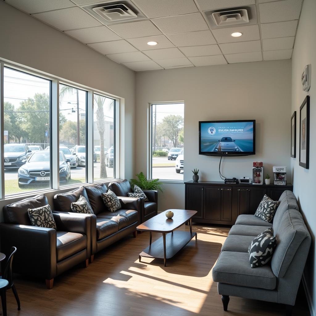 Adams Auto Services Waiting Area