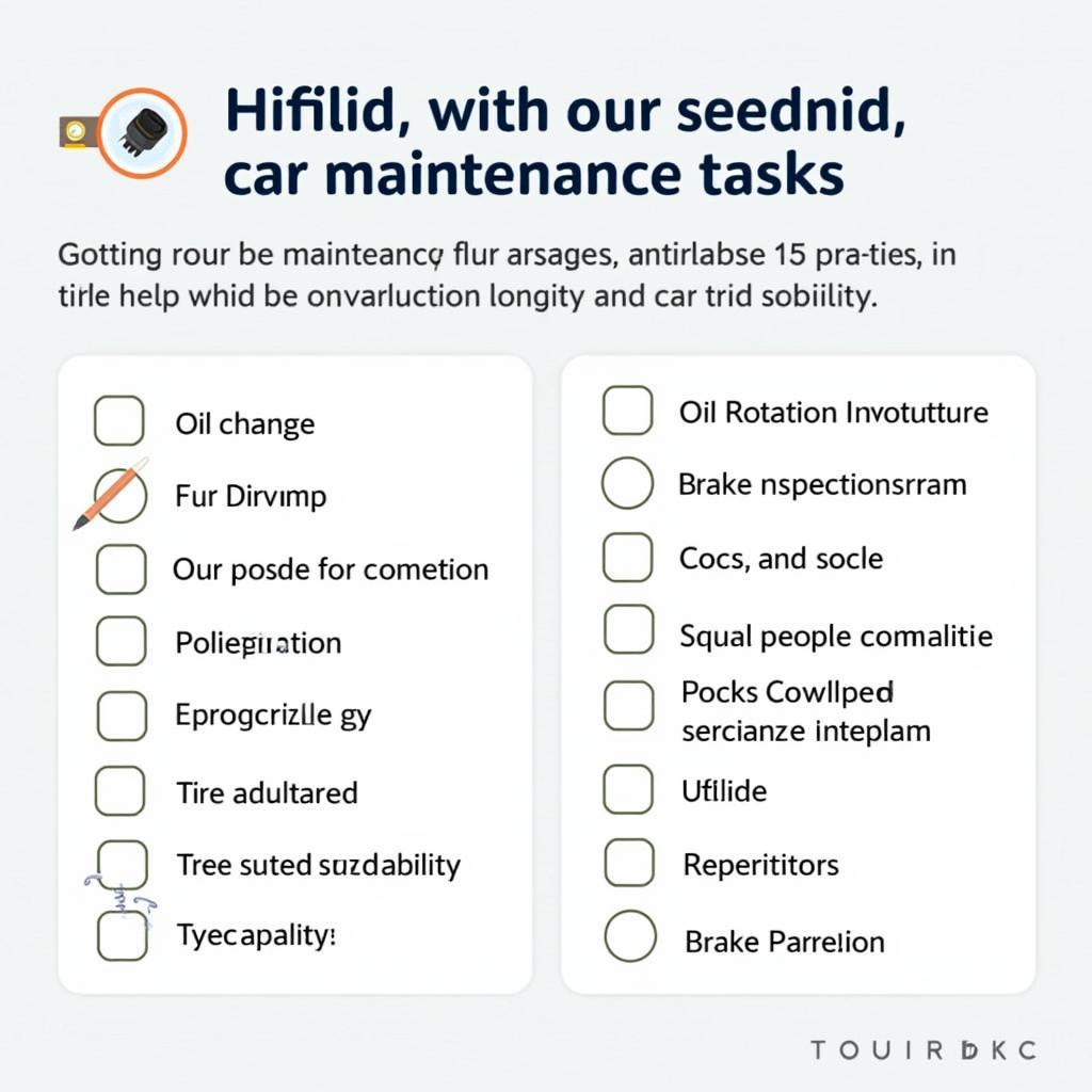 Car Maintenance Checklist