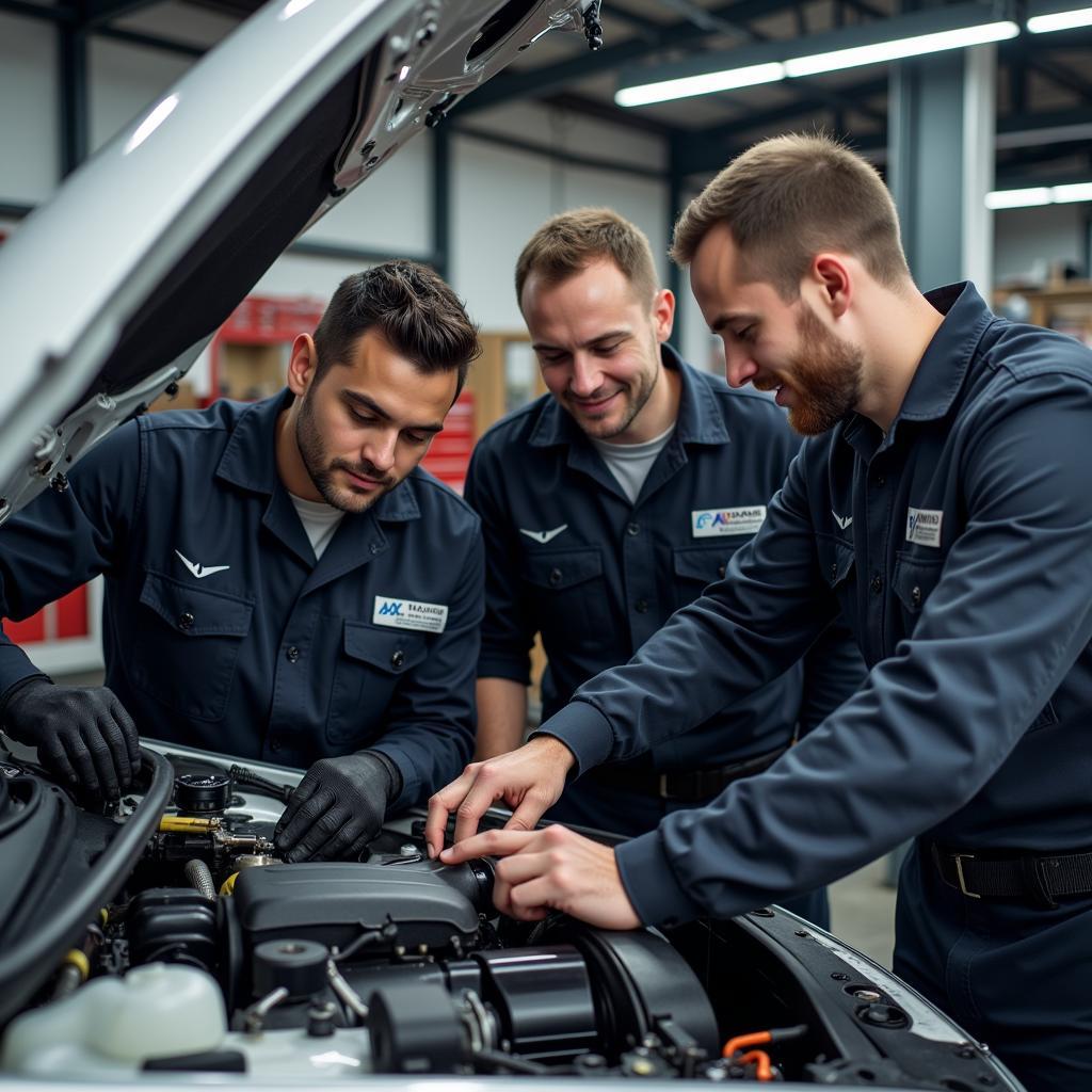 Experienced AFJ Auto Service Technicians