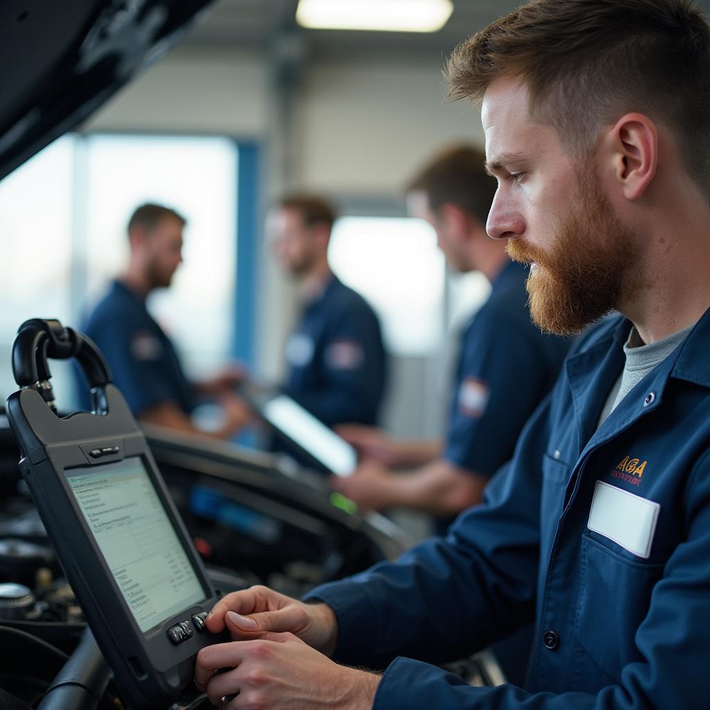 AGA Auto Service Center Interior