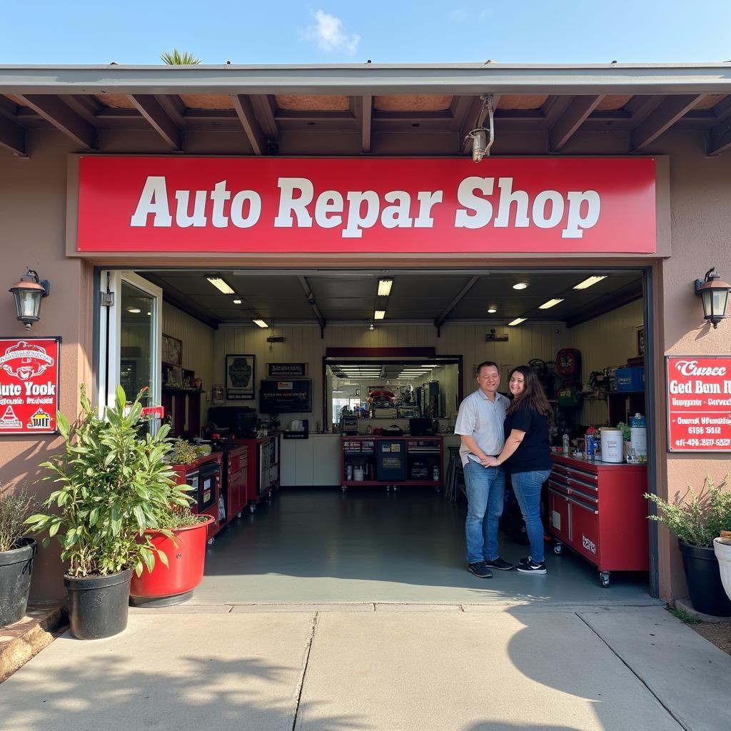 Aiea auto repair shop storefront