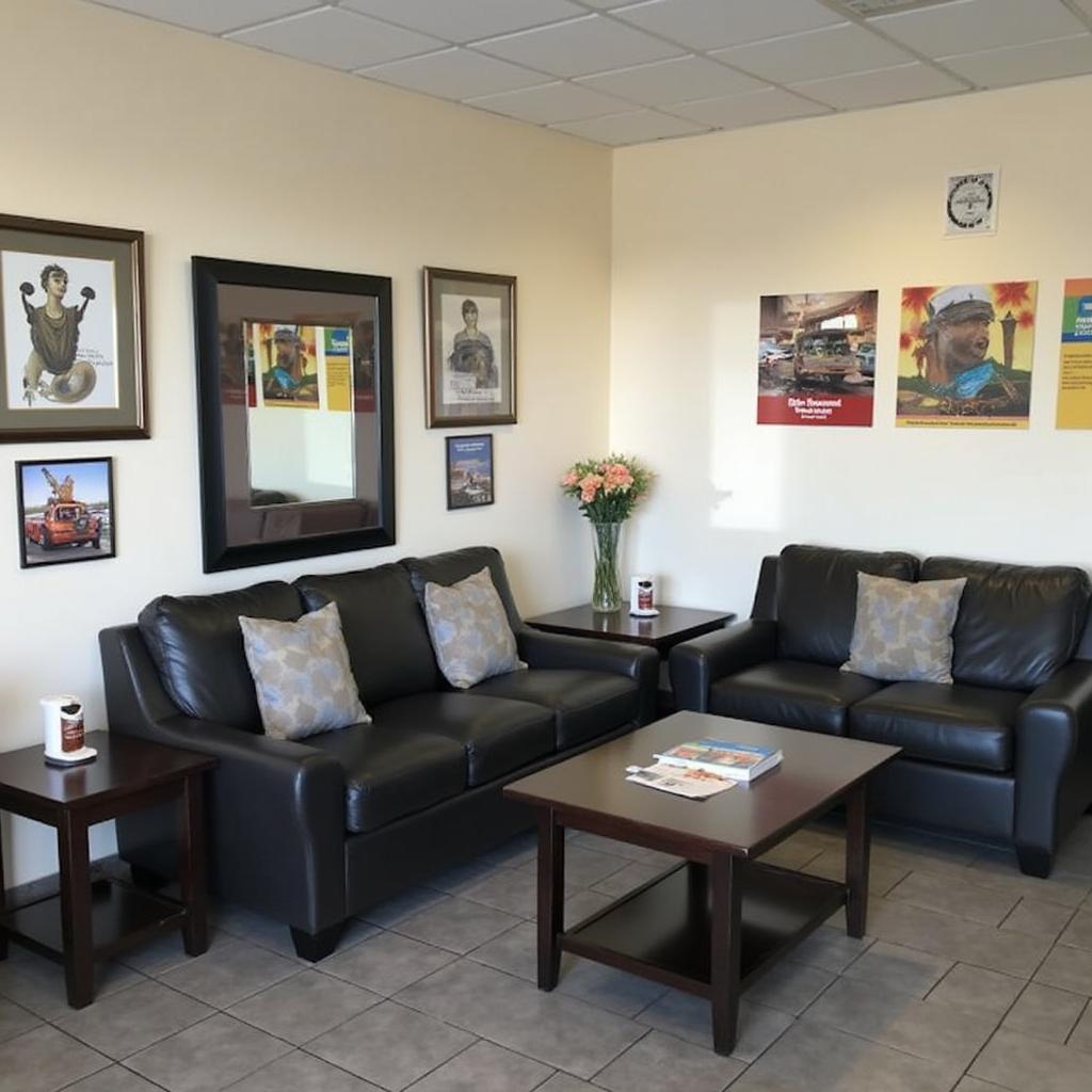 Comfortable waiting area at Aiken Discount Tire & Auto Service