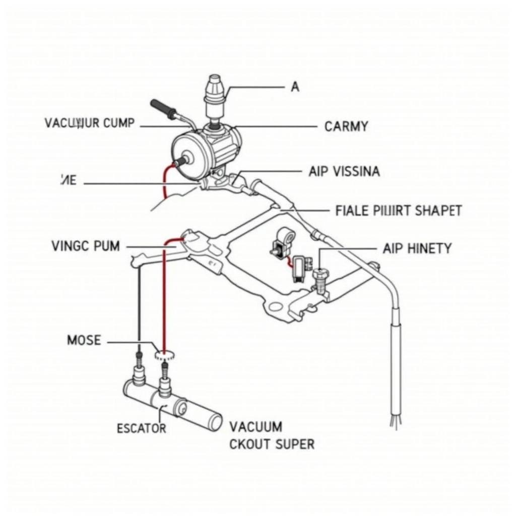 Car Air Vacuum System Components