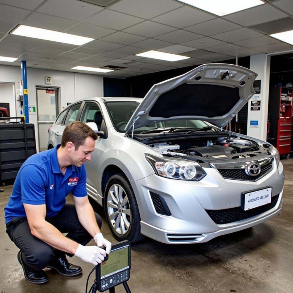 Modern Repair Facility at AJ Auto Services Ipswich