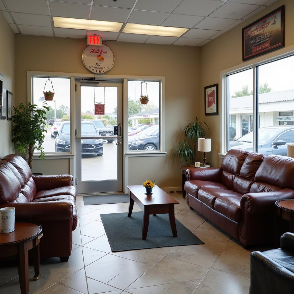 Comfortable Waiting Area at AJ's Auto Service 