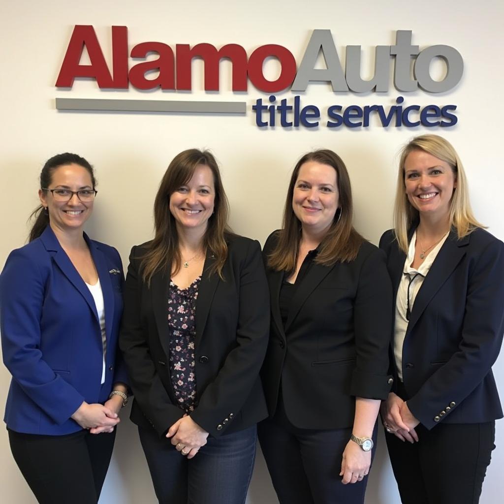 Alamo Auto Title Services Team