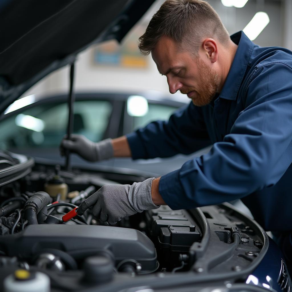 Albany Auto Services Mechanic at Work