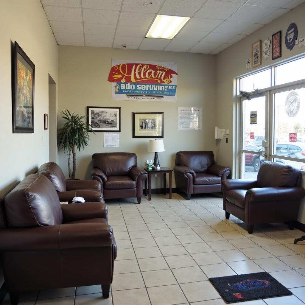 Albany Auto Services Waiting Area