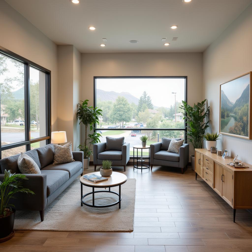 Customer waiting area at Albrecht's Auto Machine & Services