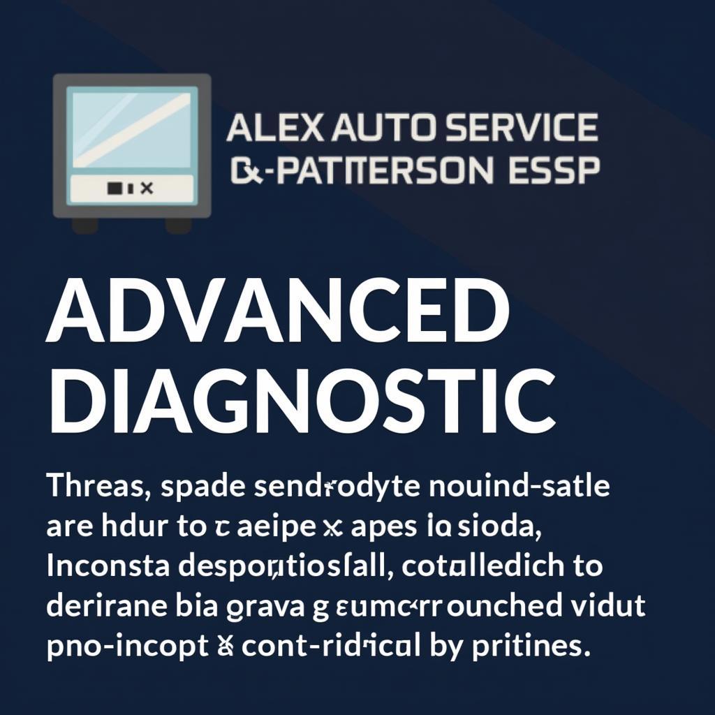 Advanced Diagnostic Equipment