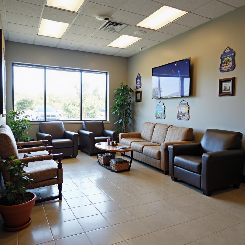 Comfortable Waiting Area at AllGood Auto Service