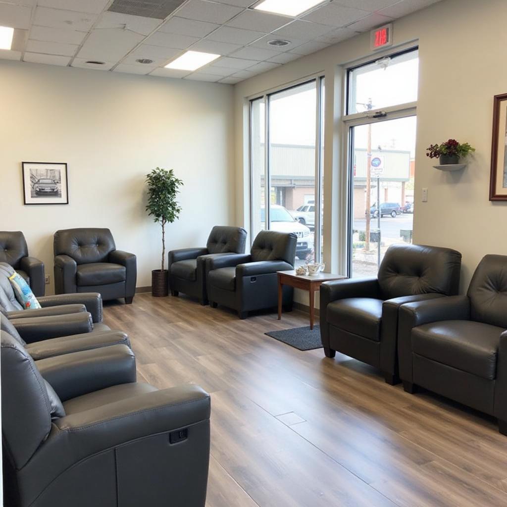 Comfortable Customer Lounge at Alliance Keller Auto Service