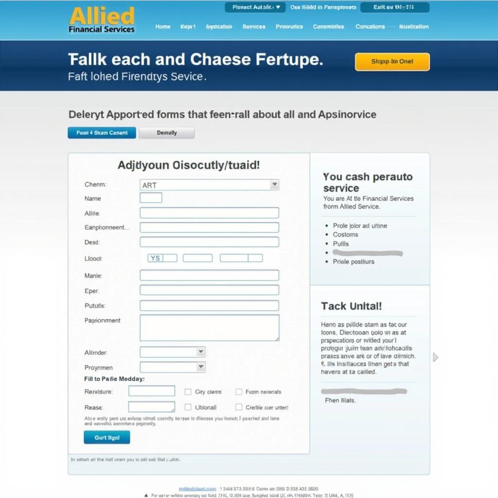 Applying for an Allied Financial Services Auto Loan