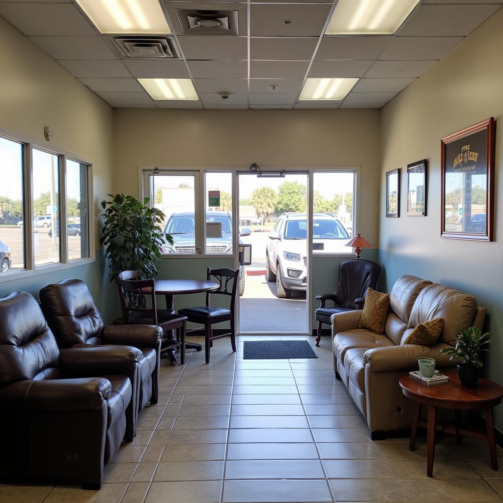 Allstar Auto Services Customer Waiting Area