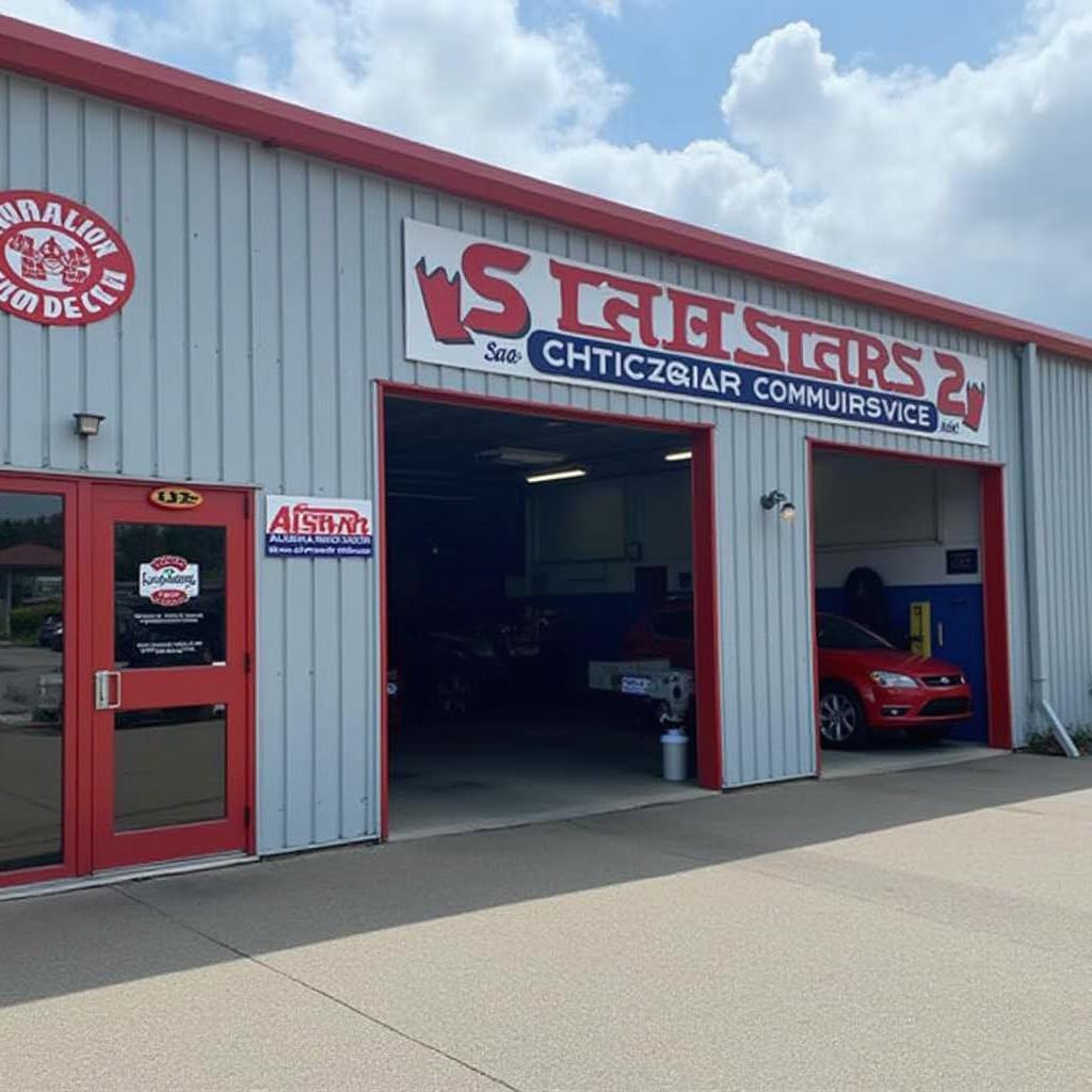 Allstar Auto Services shop front in Robertsdale AL