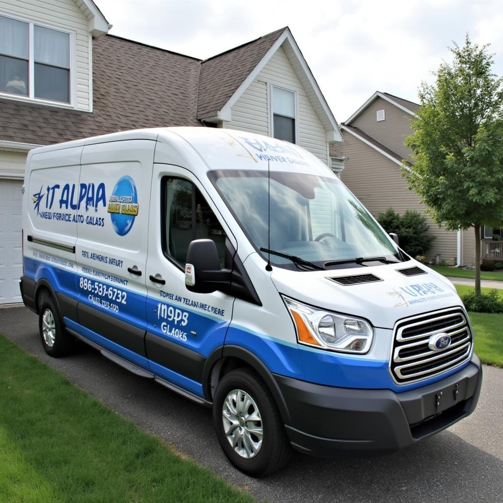 Alpha Auto Glass Service NJ Mobile Van