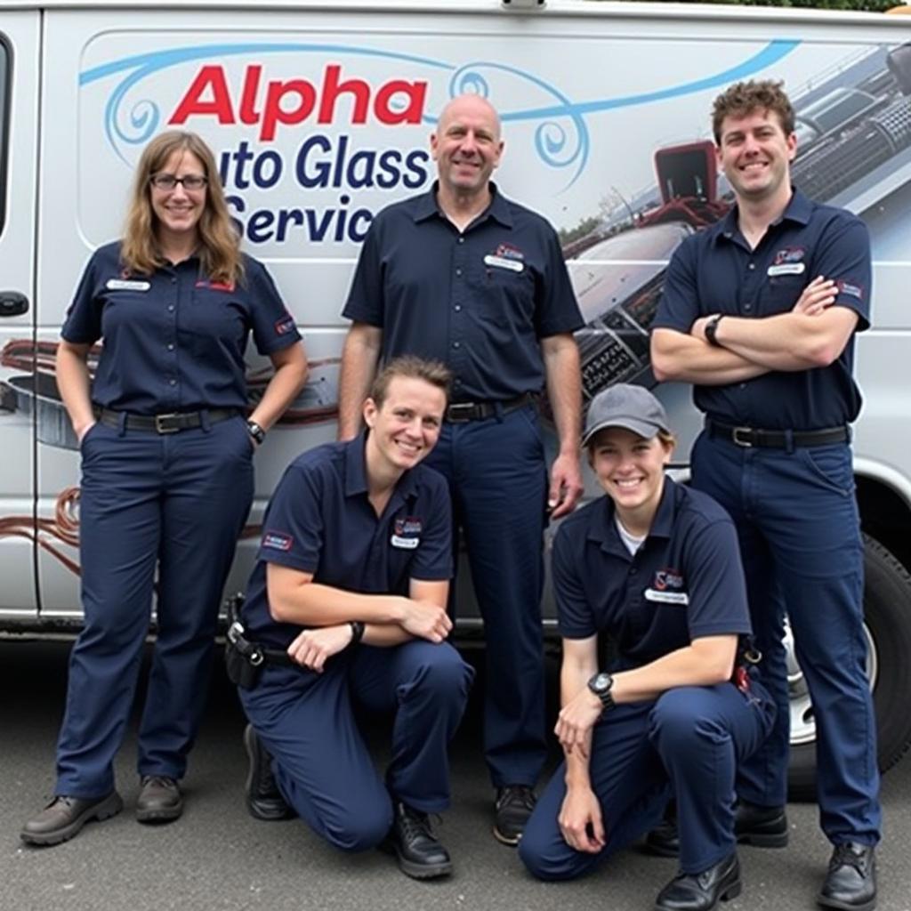 Alpha Auto Glass Service NJ Team