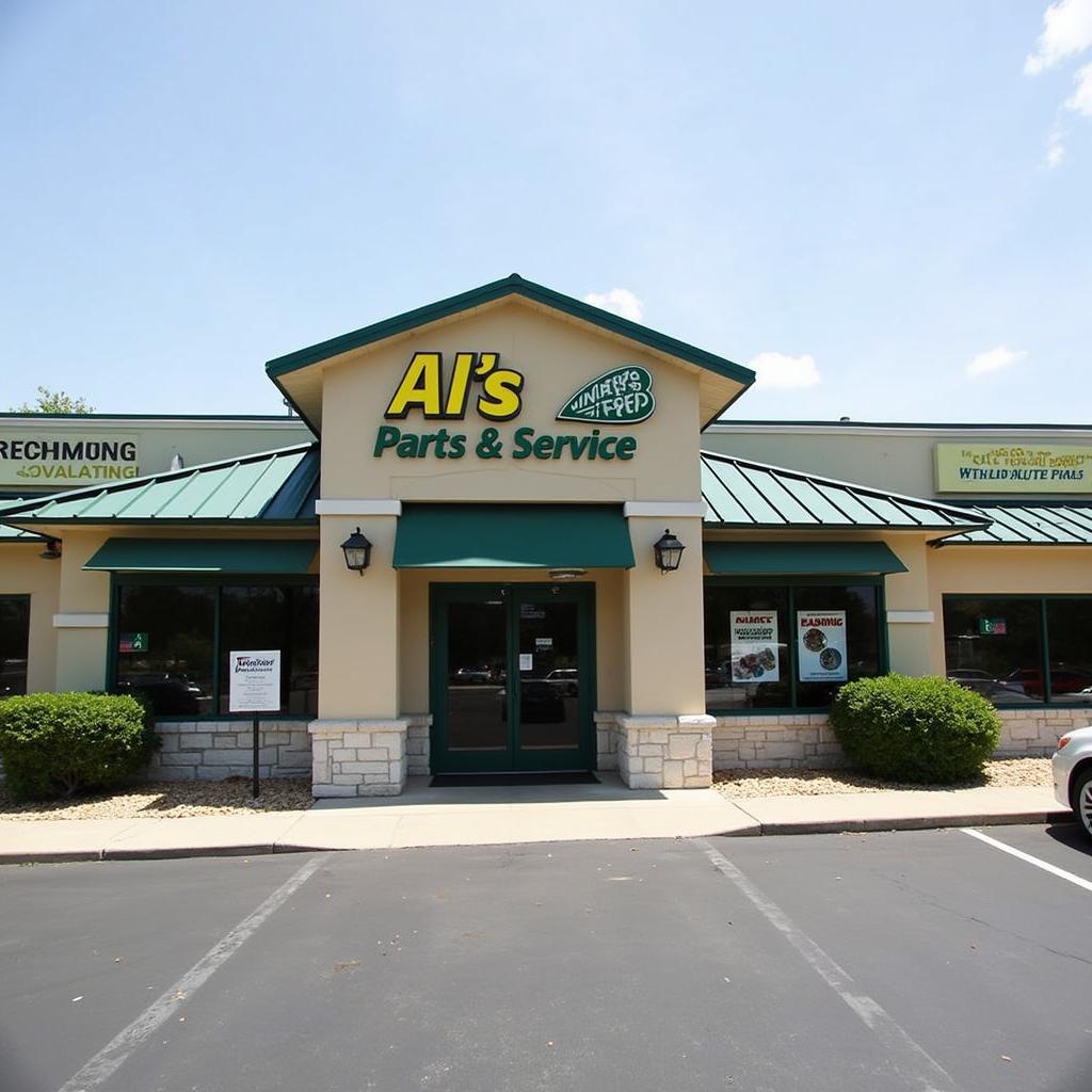 Al's Auto Parts & Service Amerigreen Storefront