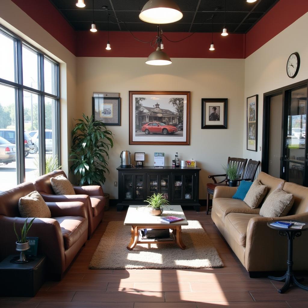 Comfortable customer lounge at Al's Auto Service