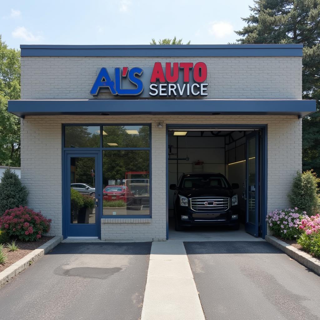 Al's Auto Service storefront in Scarsdale