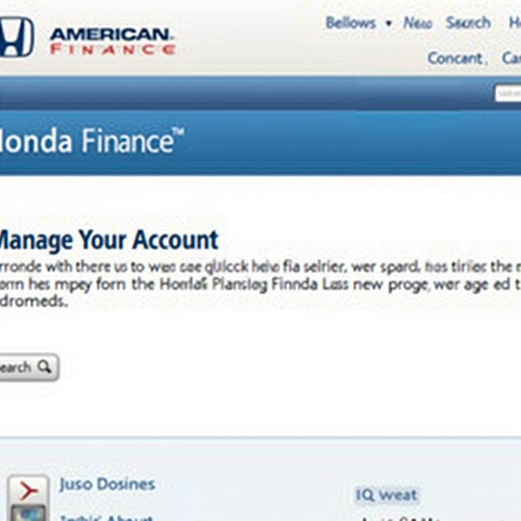 American Honda Finance Website