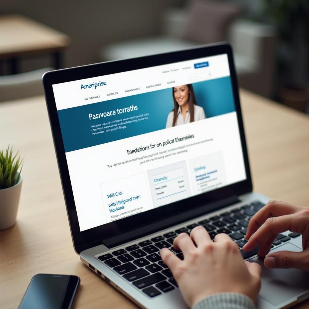 Ameriprise website insurance portal