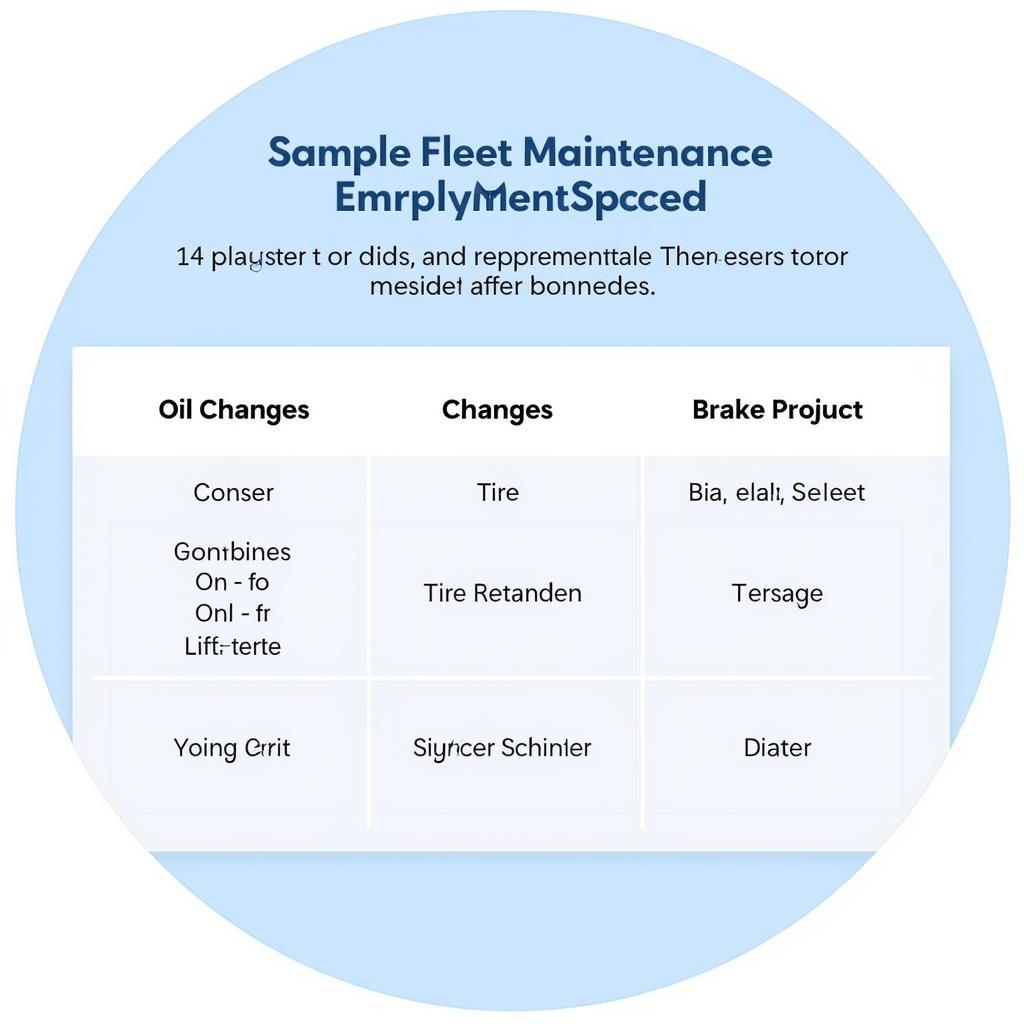 AML Auto Truck Service Fleet Maintenance Schedule