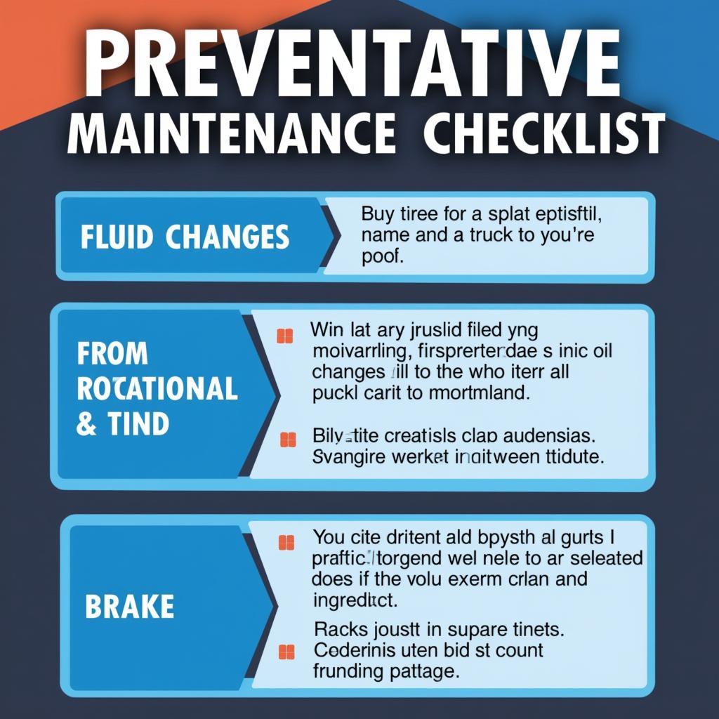 AML Auto Truck Service Preventative Maintenance Checklist