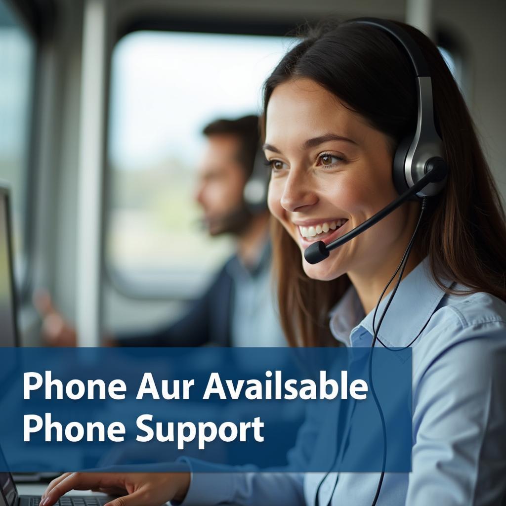 Amtrak Auto Train Customer Service Representative on the Phone