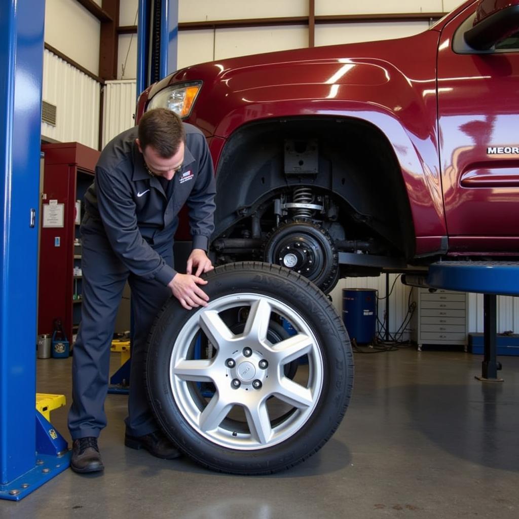 Tire Rotation at an Auto Service Center in Anamosa IA