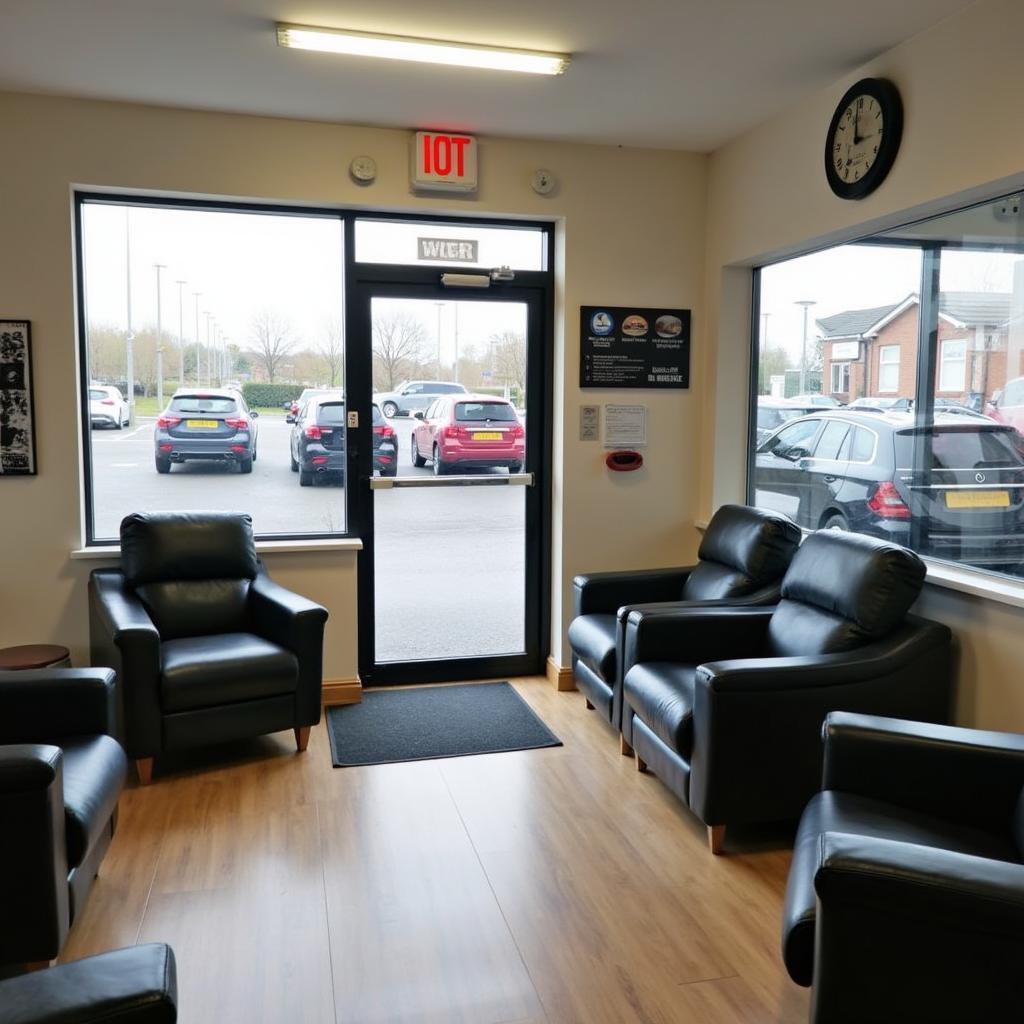 Andover Tyre and Auto Services Customer Waiting Area