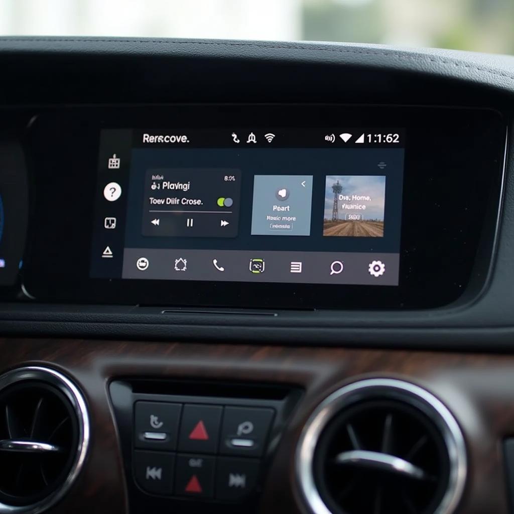 Android Auto Music Streaming Interface