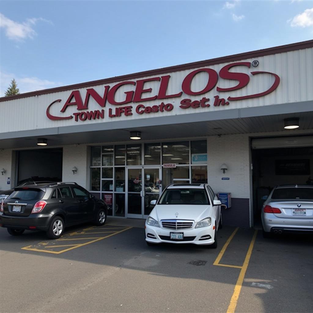 Angelos Townline Auto Services shop front in NJ