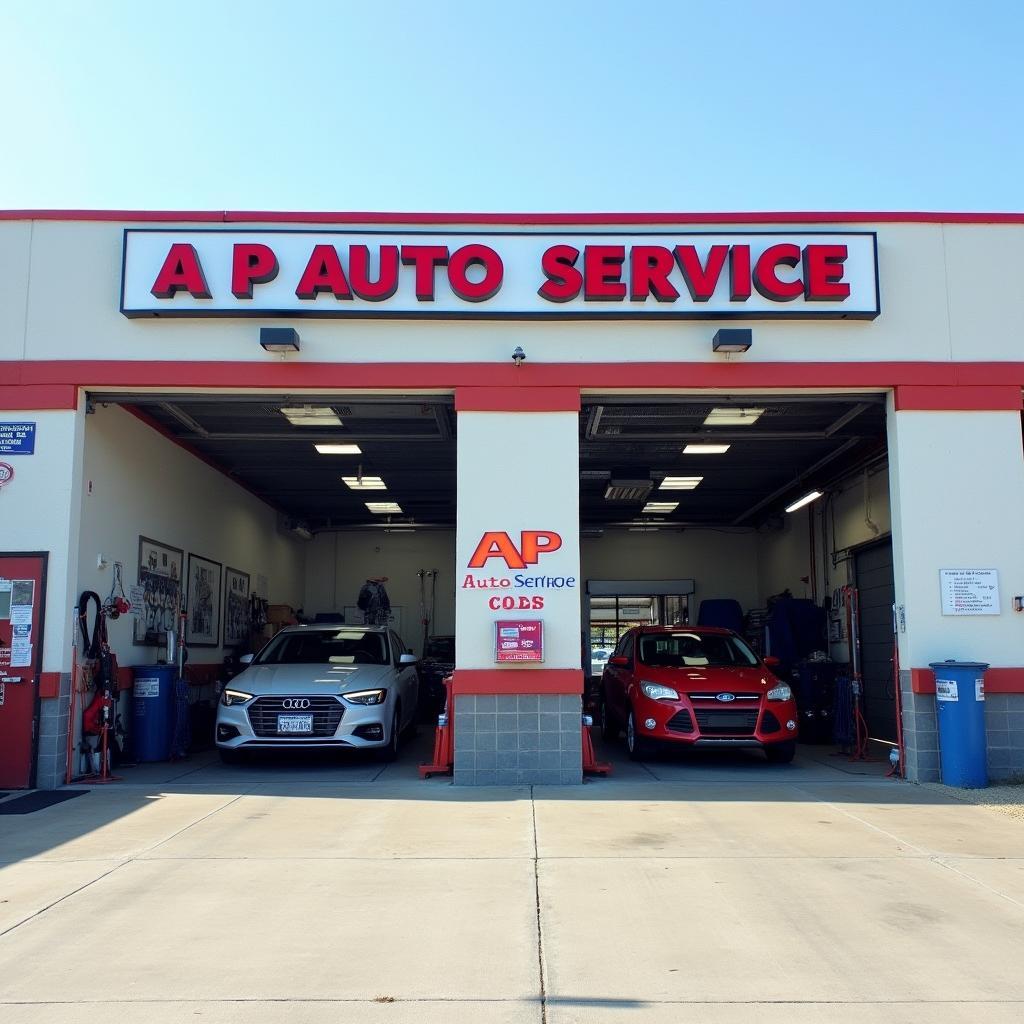 A P Auto Service Shop Front in Montgomery AL